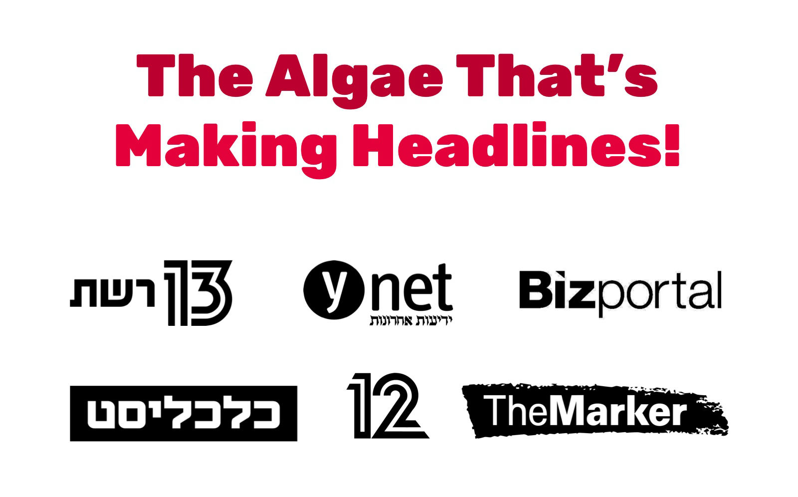 The Algea Thats making Headlines!